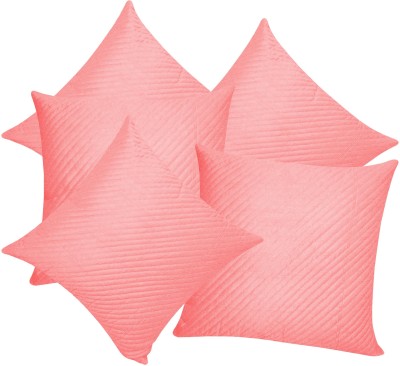 ZIKRAK EXIM Geometric Cushions Cover(Pack of 5, 30 cm*30 cm, Pink)
