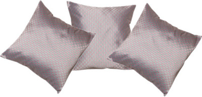

Maba Checkered Cushions Cover(Pack of 3, 43 cm*43 cm, Pink)