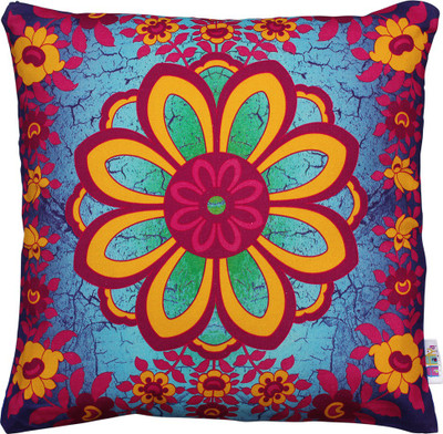 

Fatfatiya Floral Cushions Cover(40 cm*40 cm, Multicolor)