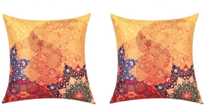 16% OFF on SEJ BY NISHA GUPTA Abstract Cushions Cover(Pack of 2, 40 cm*40 cm, Multicolor)