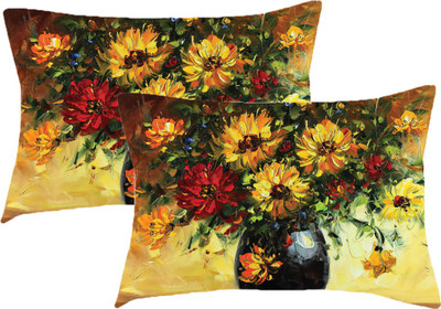 

Sleep Nature's Printed Pillows Cover(Pack of 2, 68.58 cm*45.72 cm, Multicolor)