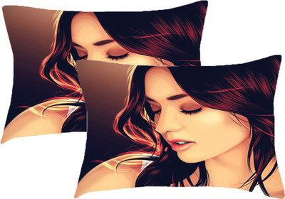 

Sleep Nature's Printed Pillows Cover(Pack of 2, 68.58 cm*45.72 cm, Multicolor)