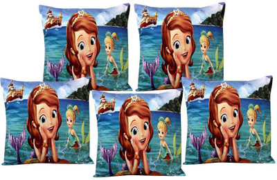 

Gurnoor 3D Printed Cushions Cover(Pack of 5, 40 cm*40 cm, Multicolor)