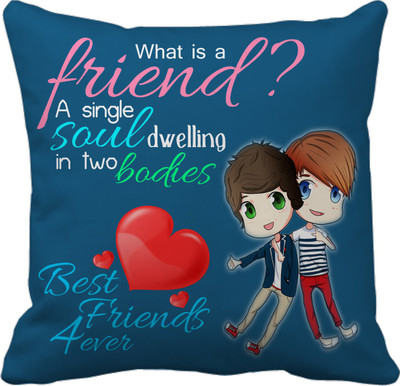 Tied Ribbons Geometric Cushions Cover(30 cm*30 cm, Multicolor)