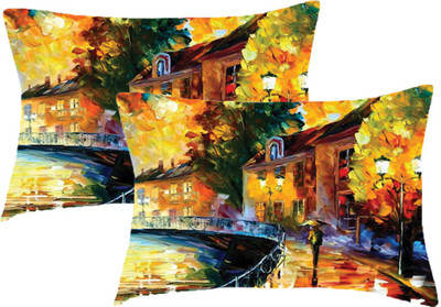 

Sleep Nature's Printed Pillows Cover(Pack of 2, 68.58 cm*45.72 cm, Multicolor)