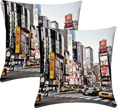 

Lushomes Printed Cushions Cover(Pack of 2, 60 cm, Multicolor)