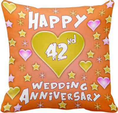 

Tied Ribbons Printed Cushions Cover(30 cm*30 cm, Multicolor)