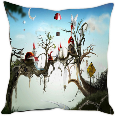 

Sleep Nature's Abstract Cushions Cover(Pack of 5, 40.64 cm*40.64 cm, Multicolor)