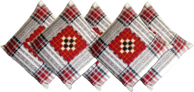 

Shreejee Geometric Cushions Cover(Pack of 5, 40 cm*40 cm, Multicolor)