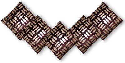 

Nikunj Geometric Cushions Cover(Pack of 5, 40 cm*40 cm, Brown)