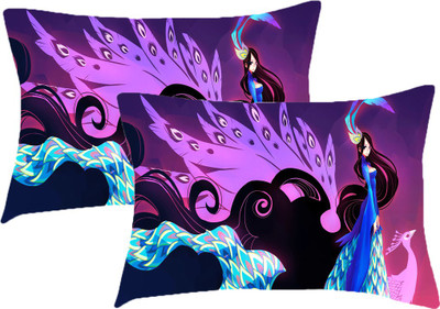 

Sleep Nature's Printed Pillows Cover(Pack of 2, 68.58 cm*45.72 cm, Multicolor)