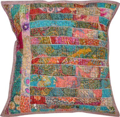 

Kanha Homes Embroidered Cushions & Pillows Cover(Pack of 4, 40 cm*40 cm, Multicolor)