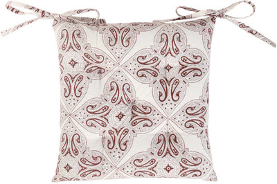 

Rajrang Floral Cushions Cover(38 cm*38 cm, White, Brown), Brown;white