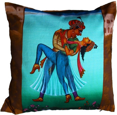 

Indian Colours Printed Cushions Cover(40 cm*40 cm, Multicolor)