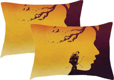 

Sleep Nature's Printed Pillows Cover(Pack of 2, 68.58 cm*45.72 cm, Multicolor)