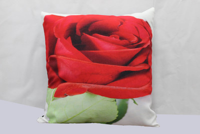 

Adishma Floral Cushions Cover(40 cm*40 cm, White, Red, Green), Green;red;white