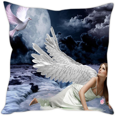 

Sleep Nature's Abstract Cushions Cover(30.63 cm*30.63 cm, Multicolor)