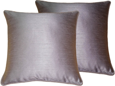

Lushomes Plain Cushions Cover(Pack of 2, 30 cm*30 cm, Grey)