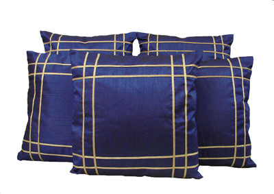 

HOME SHINE Geometric Cushions Cover(Pack of 5, 40 cm*40 cm, Blue)
