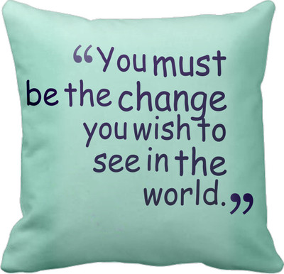 

Tied Ribbons Printed Cushions Cover(30 cm*30 cm, Multicolor)