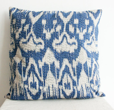 16% OFF on Kantha Embroidered Cushions Cover(16 cm*16 cm, Multicolor)