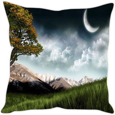 

Sleep Nature's Abstract Cushions Cover(30.63 cm*30.63 cm, Multicolor)