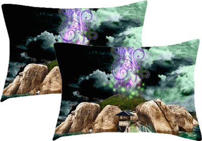 

Sleep Nature's Printed Pillows Cover(Pack of 2, 68.58 cm*45.72 cm, Multicolor)