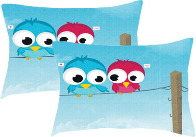 

Sleep Nature's Printed Pillows Cover(Pack of 2, 68.58 cm*45.72 cm, Multicolor)