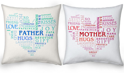 

Kaarigar Printed Cushions Cover(Pack of 2, 30.48 cm*30.48 cm, White)