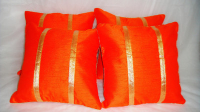 

ASC Embroidered Cushions Cover(Pack of 4, 40.64 cm*40.64 cm, Red)