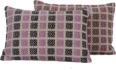 

Natural Furnish Geometric Cushions Cover(Pack of 2, 60 cm*40 cm, Multicolor)