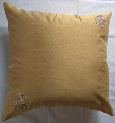 

ASC Plain Cushions Cover(Pack of 4, 40.64 cm*40.64 cm, Beige)