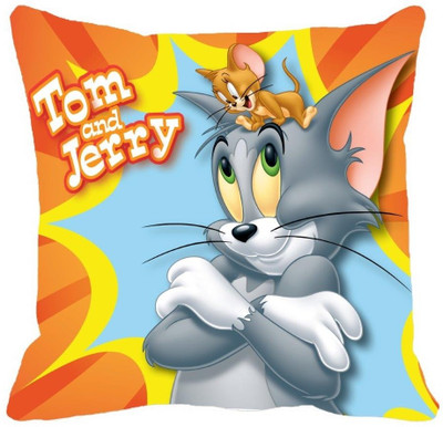 meSleep Printed Cushions Cover(40 cm*40 cm, Orange) meSleep Printed Cushions Cover(40 cm*40 cm, Orange)