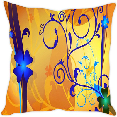 

Sleep Nature's Abstract Cushions Cover(30.63 cm*30.63 cm, Multicolor)