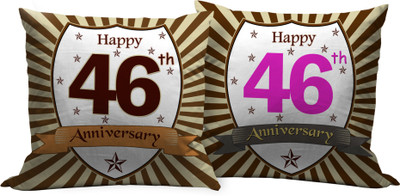 

Tied Ribbons Text Print Cushions Cover(Pack of 2, 30 cm*30 cm, Multicolor)