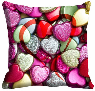 

IndiWeaves Printed Cushions Cover(30 cm*30 cm, Black, Multicolor)
