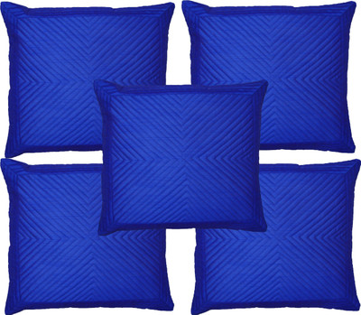 

HOME SHINE Geometric Cushions Cover(Pack of 5, 40 cm*40 cm, Blue)
