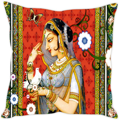 

Sleep Nature's Abstract Cushions Cover(30.63 cm*30.63 cm, Multicolor)
