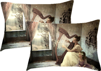 

Sleep Nature's Printed Pillows Cover(Pack of 2, 68.58 cm*45.72 cm, Multicolor)
