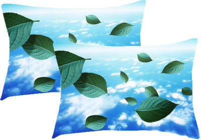 Sleep Nature's Printed Pillows Cover(Pack of 2, 68.58 cm*45.72 cm, Multicolor)