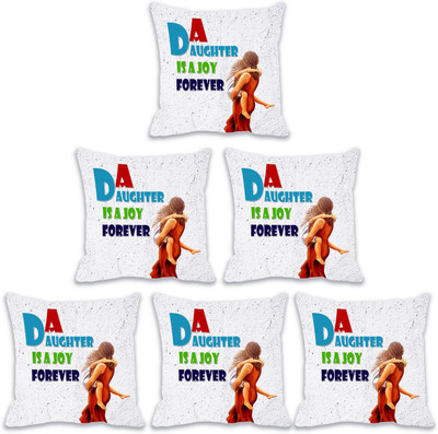 

IndiWeaves Printed Cushions Cover(Pack of 6, 40 cm*40 cm, Multicolor)