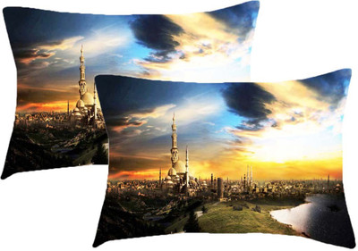 

Sleep Nature's Printed Pillows Cover(Pack of 2, 68.58 cm*45.72 cm, Multicolor)