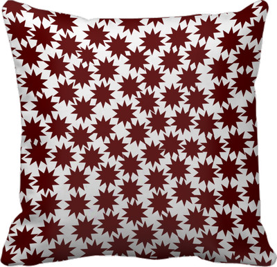

SajawatHomes Abstract Cushions Cover(30 cm*30 cm, White, Maroon), Maroon;white