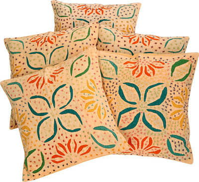 

Rajrang Abstract Cushions Cover(Pack of 5, 40 cm*40 cm, Peach)