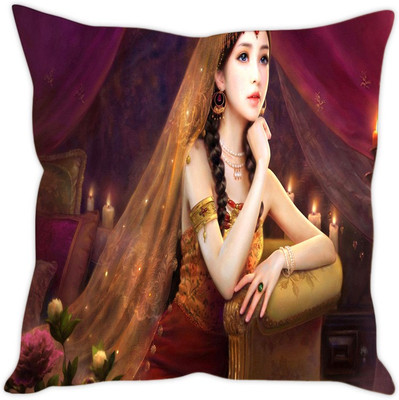 

Sleep Nature's Abstract Cushions Cover(40.64 cm*40.64 cm, Multicolor)