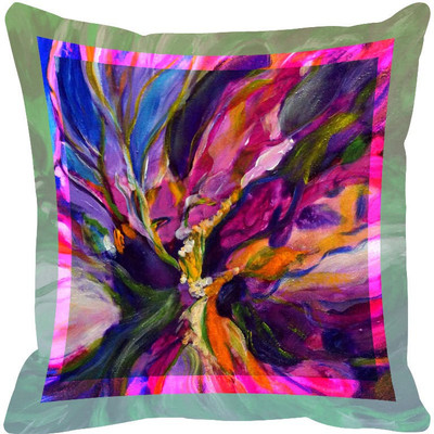 

Leaf Designs Printed Cushions Cover(41 cm*41 cm, Multicolor)