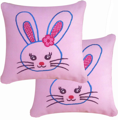 

Dinitz Designz Animal Cushions Cover(Pack of 2, 30 cm*30 cm, Pink)