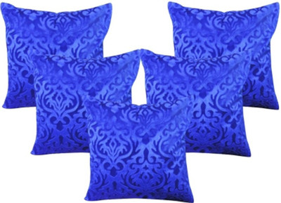 

Shine Villa Floral Cushions Cover(Pack of 5, 40 cm*40 cm, Blue)