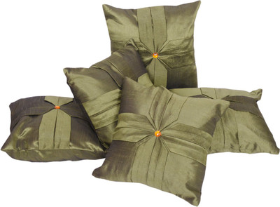 

Shine Villa Abstract Cushions Cover(Pack of 5, 40 cm*40 cm, Green)