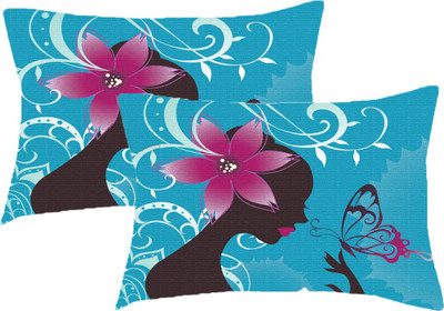 

Sleep Nature's Printed Pillows Cover(Pack of 2, 68.58 cm*45.72 cm, Multicolor)